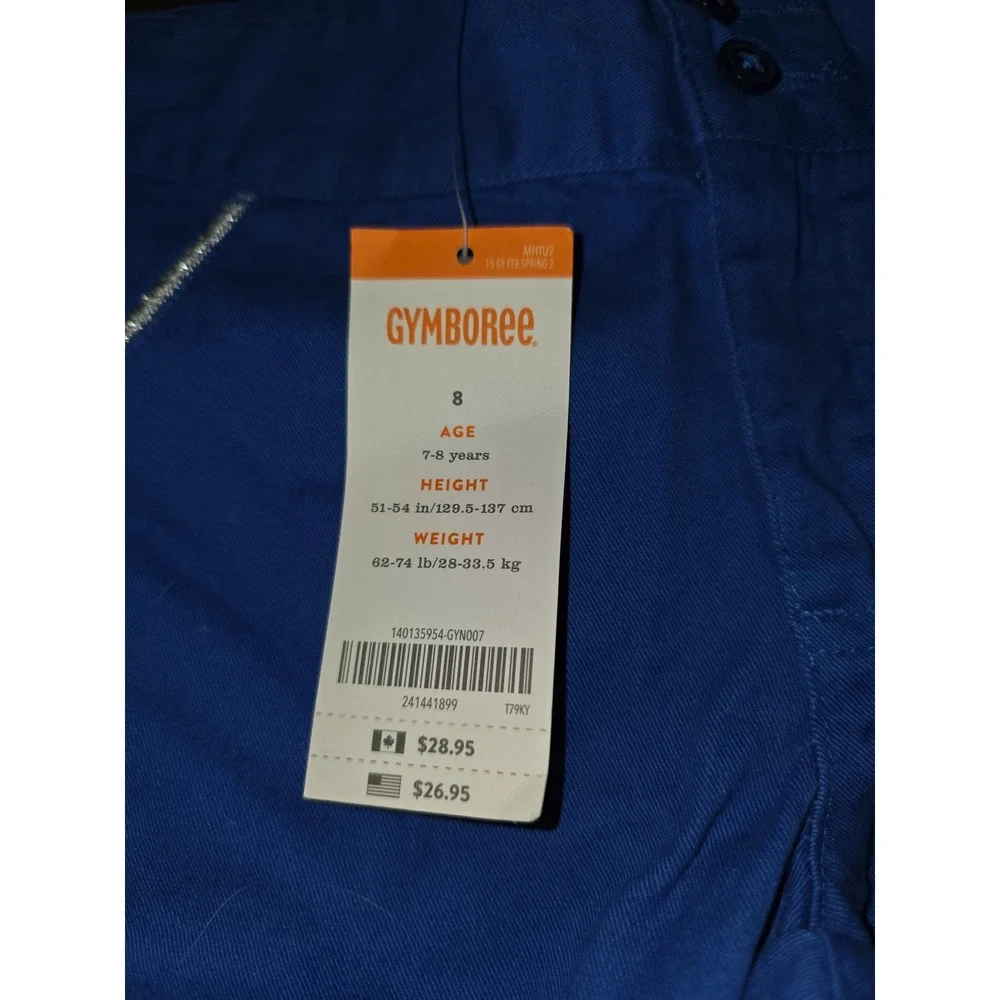 Gymboree seaside stroll lot of 2 tops size 7 shorts size 8 nwt